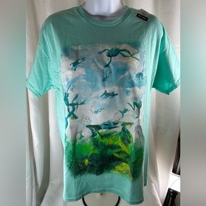 Hot Topic Star Wars Grogu flying frogs Mandalorian, baby Yoda teal color